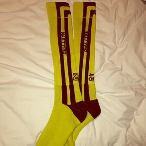 NastyPig Yellow Calf Socks